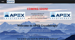 Desktop Screenshot of apexcryotherapy.com